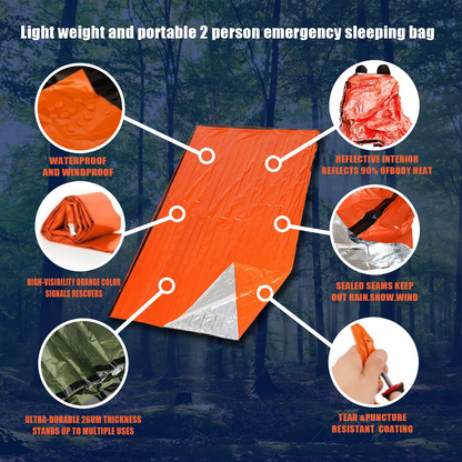 PowerNexus™ – Lifesaving Sleeping Bag – Pack of 2